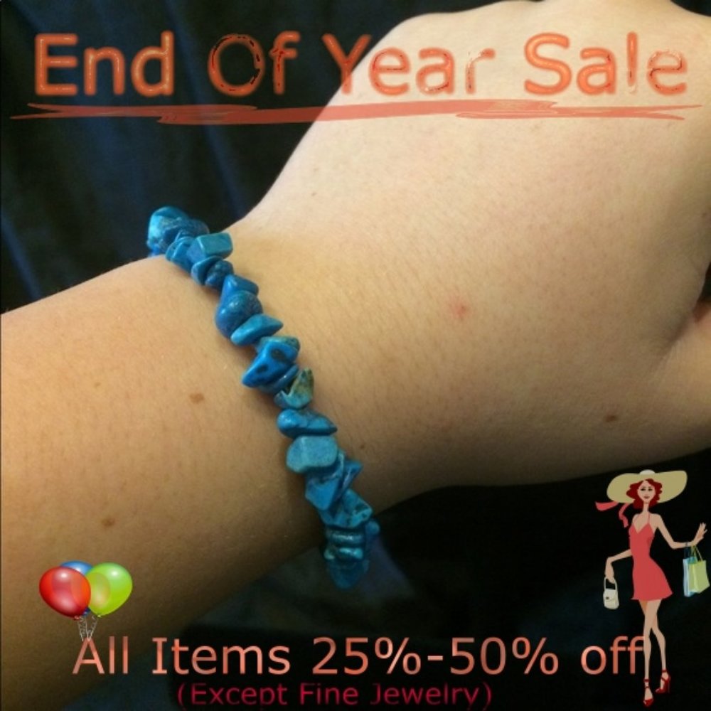 Vintage Handmade Turquoise Bracelet